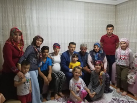 Çetinden Gazi Ailesine Ziyaret