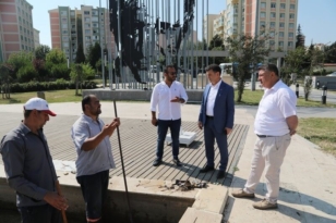 Başkan Çetin:Süs Havuzlarını Kapaklı’ya Yakışır Hale Getireceğiz