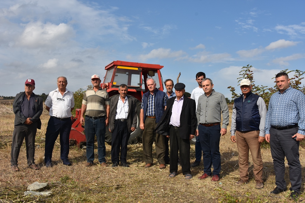 ÇALI KESME MAKİNELERİ HİZMETE SUNULDU