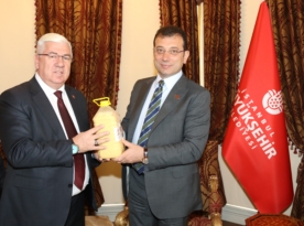 Başkan Yüksel İstanbul Büyükşehir Belediye Başkanı Ekrem İmamoğlu’nu Ziyaret Etti