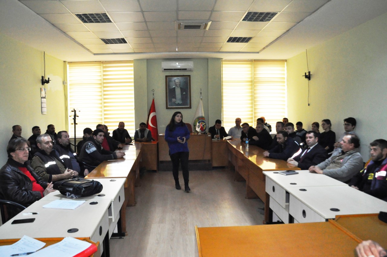 MALKARA BELEDİYESİ PERSONELLERİNE YÜKSEKTE ÇALIŞMA EĞİTİMİ VERİLDİ