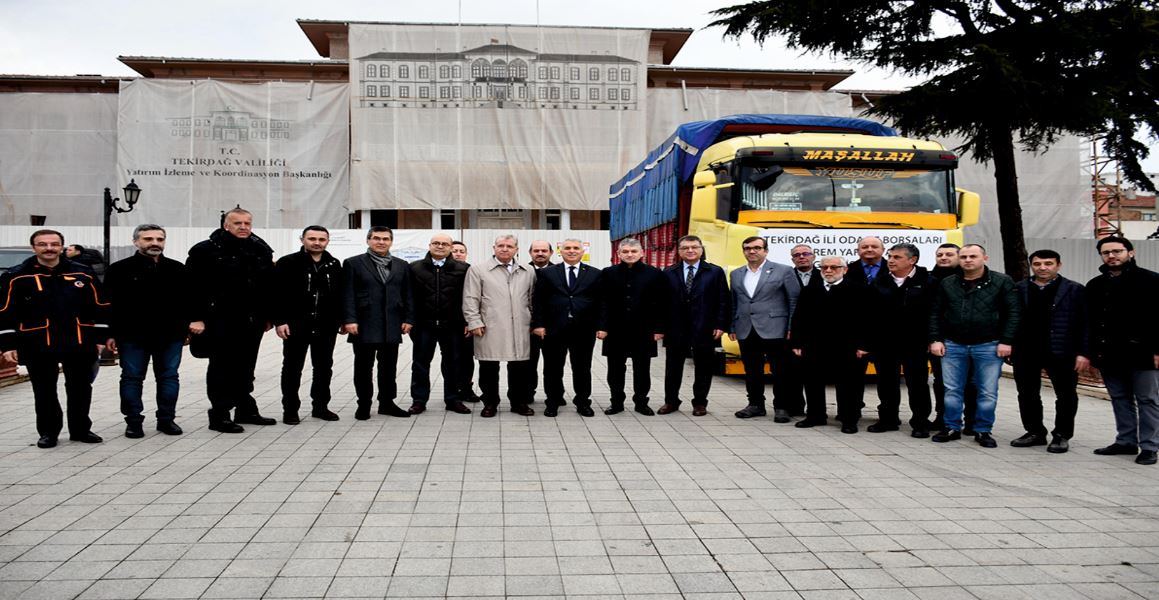 Yardım Tırı Dualarla Uğurlandı