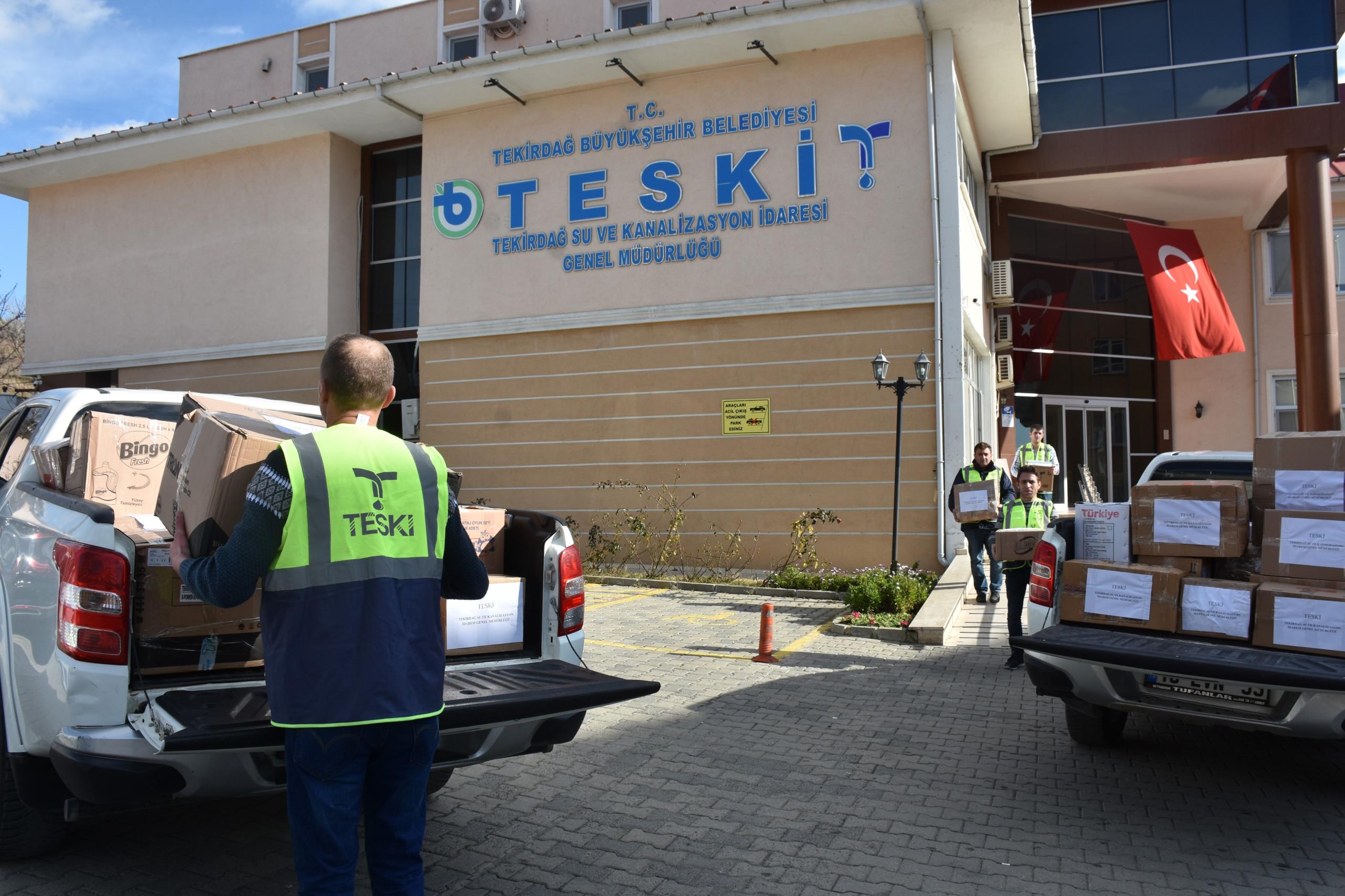 TESKİ’DEN ELAZIĞ’A YARDIM ELİ