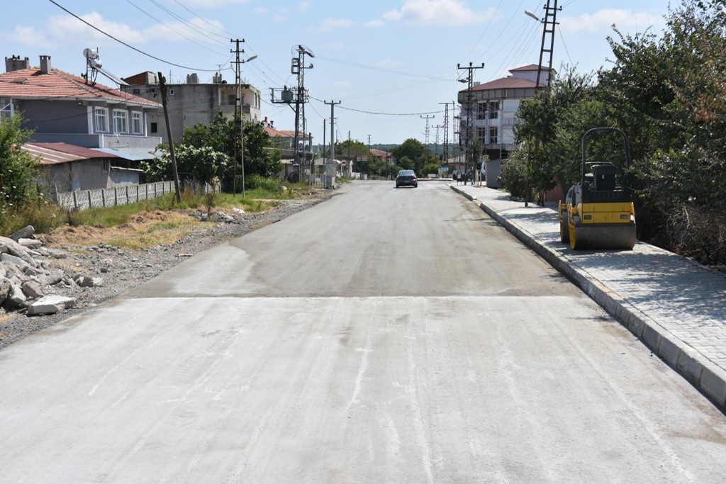 Pınarça Kapaklı yolu tamamlandı