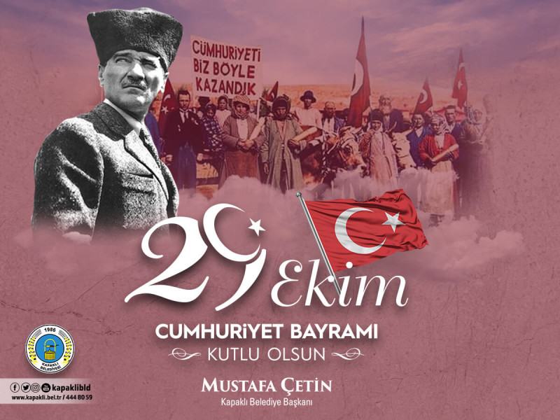 Başkan Çetin’den 29 Ekim Cumhuriyet Bayramı Mesajı
