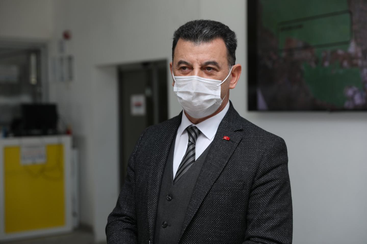 Başkan Çetin Hastaneye Kaldırıldı