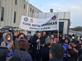 Türk Metal Sendikası Üyeleri İçin Starax Firmasında Eylem