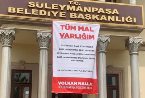 Süleymanpaşa Belediye Başkanı Volkan Nallar Mal Varlığını Açıkladı