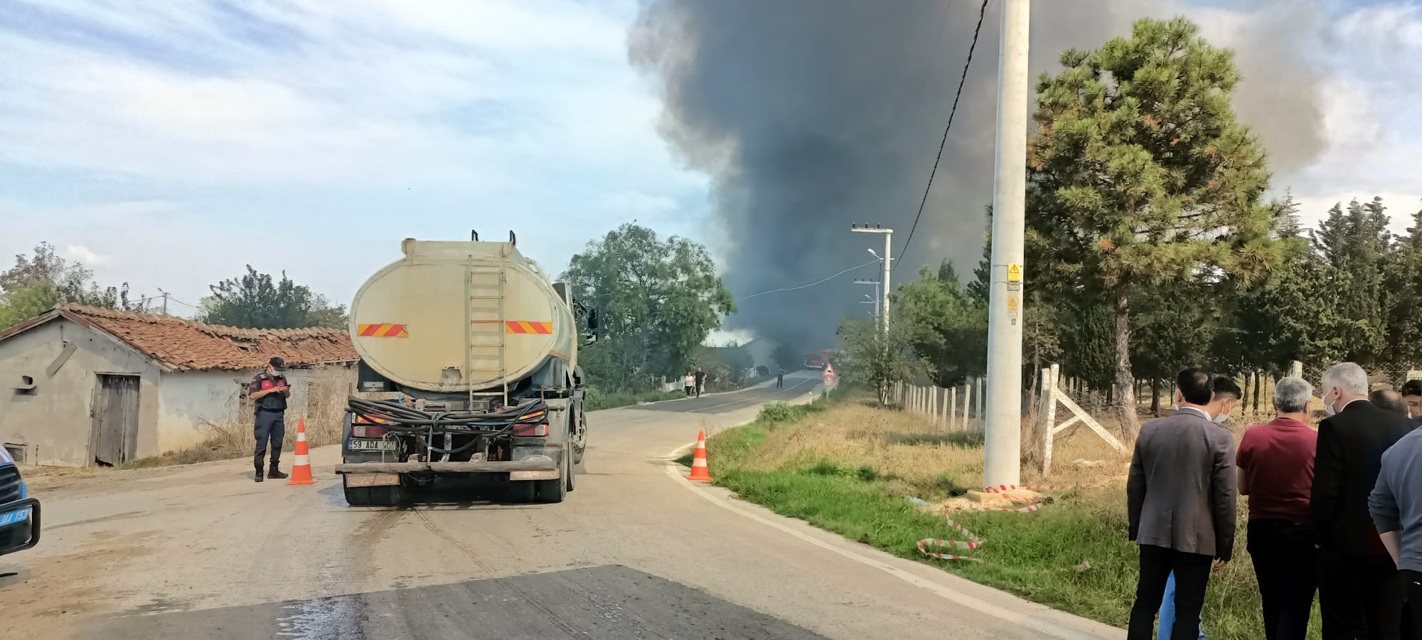 KAPAKLI’DA KORKUTAN YANGIN