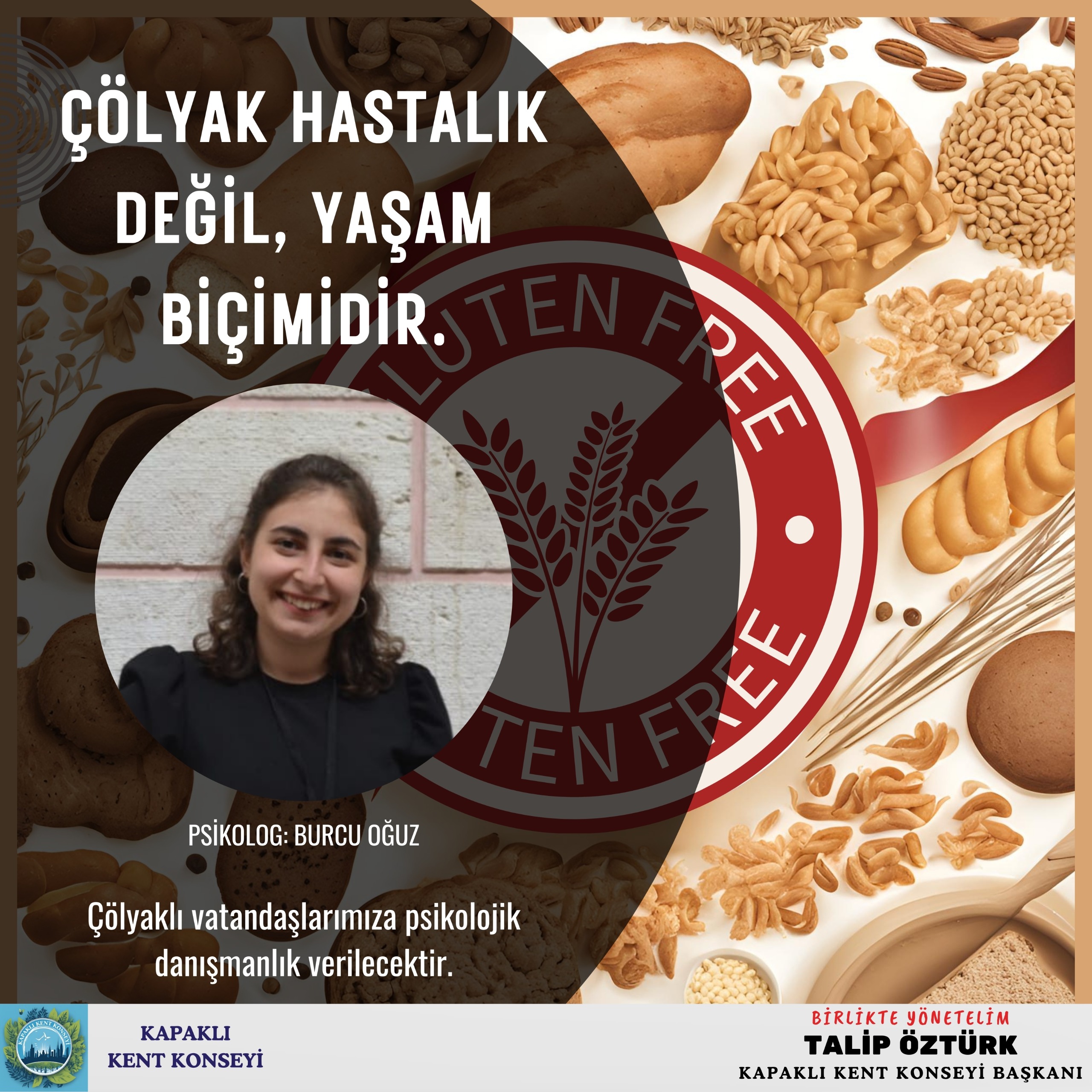 Çölyaklı vatandaşlara psikolojik danışmanlık verilecek
