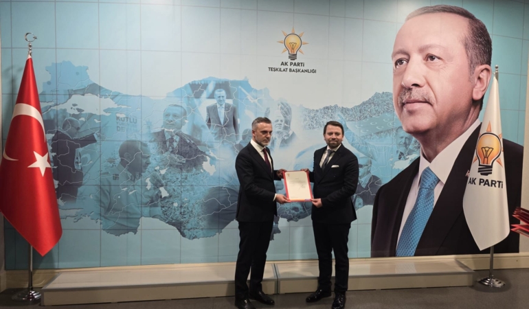 AK Parti Kapaklı İlçe Başkanlığına Dursun Tekin atandı