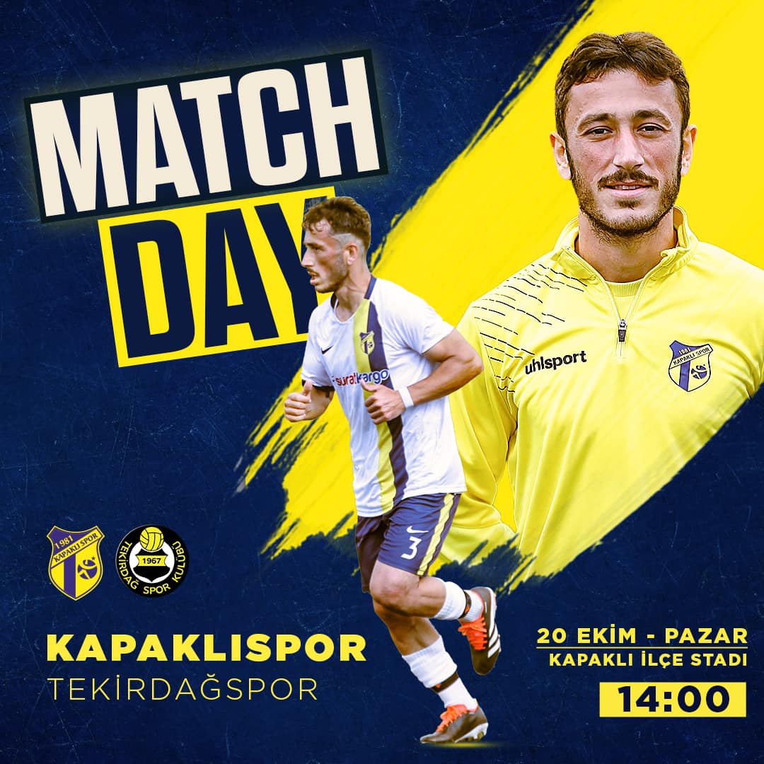 Kapaklıspor, Tekirdağspor’la karşılaşacak