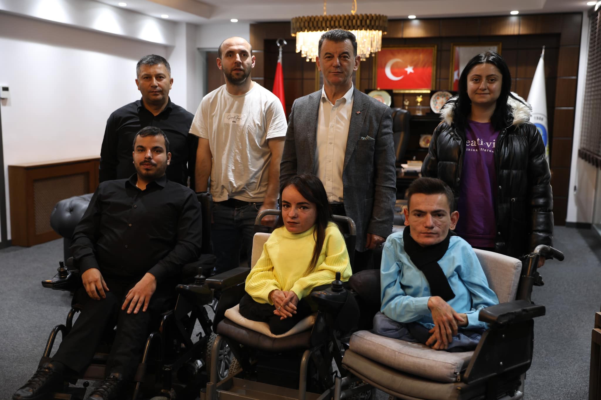 Kapaklı Kent Konseyi ve Engelli Meclisi, Başkan Çetin’i Ziyaret Etti