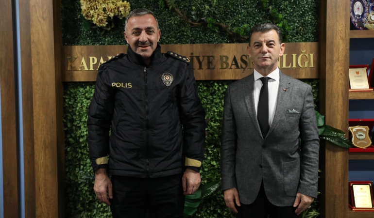 Tekirdağ İl Emniyet Müdüründen  Başkan Çetin’e Ziyaret