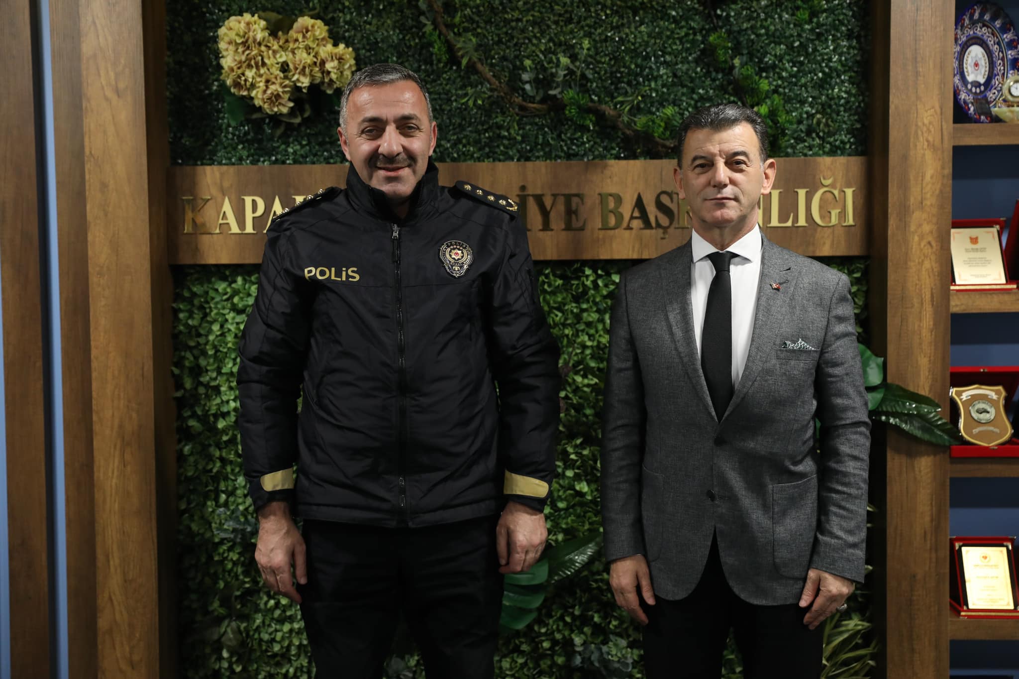 Tekirdağ İl Emniyet Müdüründen  Başkan Çetin’e Ziyaret
