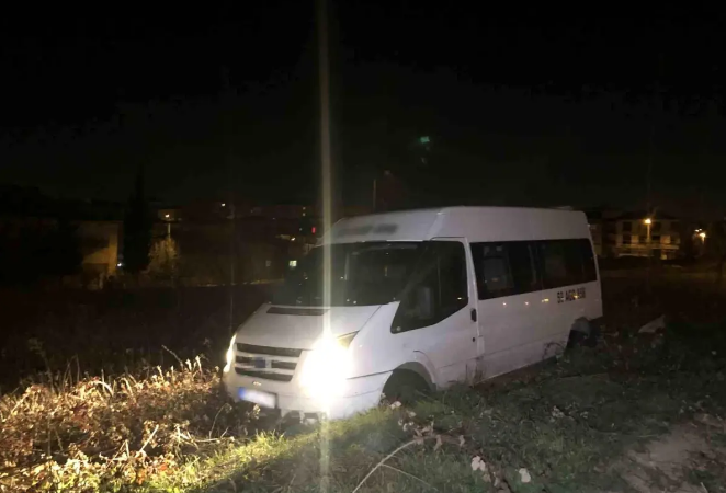 Alkollü Sürücü Tarlaya Uçtu