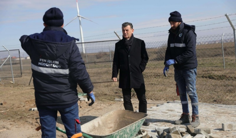 Başkan Çetin, Çalışma Alanlarında İncelemelerde Bulundu