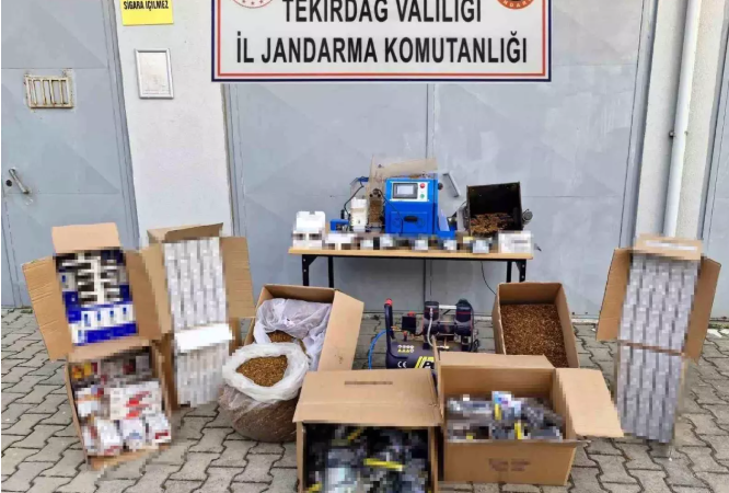 Kapaklı’da Jandarma Operasyonu: Kaçak Tütün Ele Geçirildi