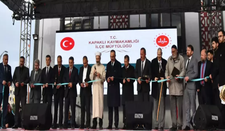 Diyanet İşleri Başkanı Ali Erbaş Kapaklı’da açılışlar gerçekleştirdi