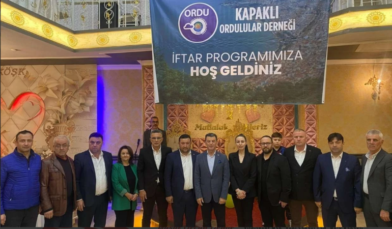 Ordulular İftar Programında Bir Araya Geldi