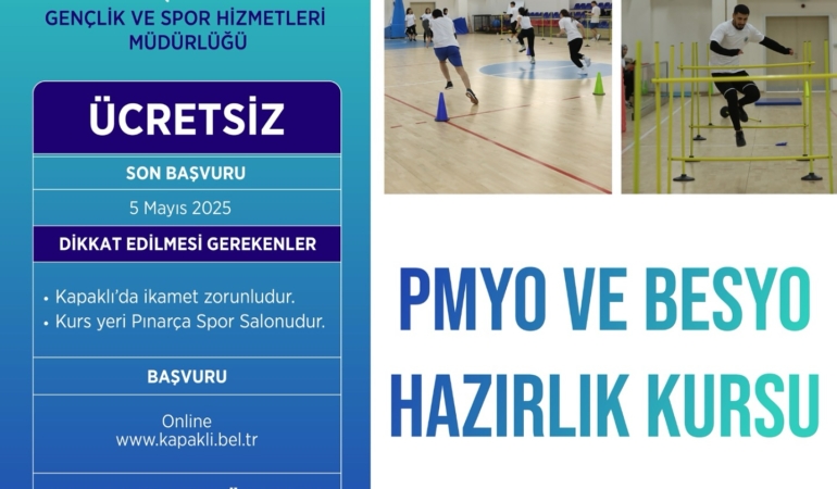 Kapaklı Belediyesi’nden PMYO ve BESYO Hazırlık Kursu Desteği