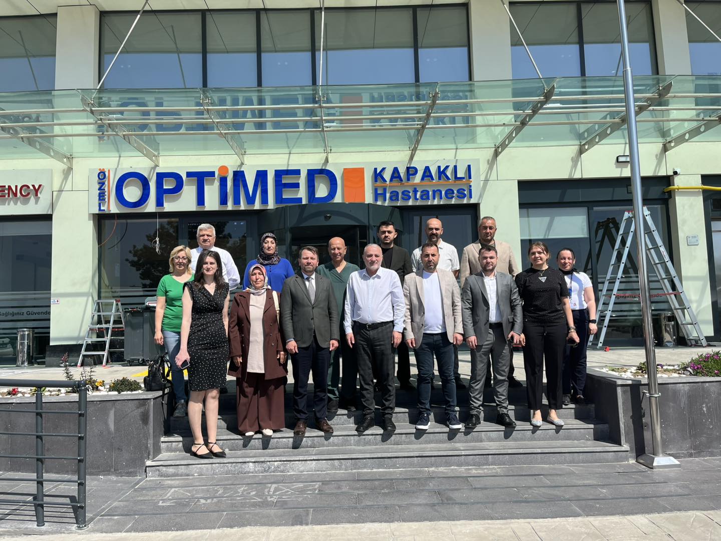 AK Parti Kapaklı’dan Optimed Hastanesi’ne Hayırlı Olsun Ziyareti