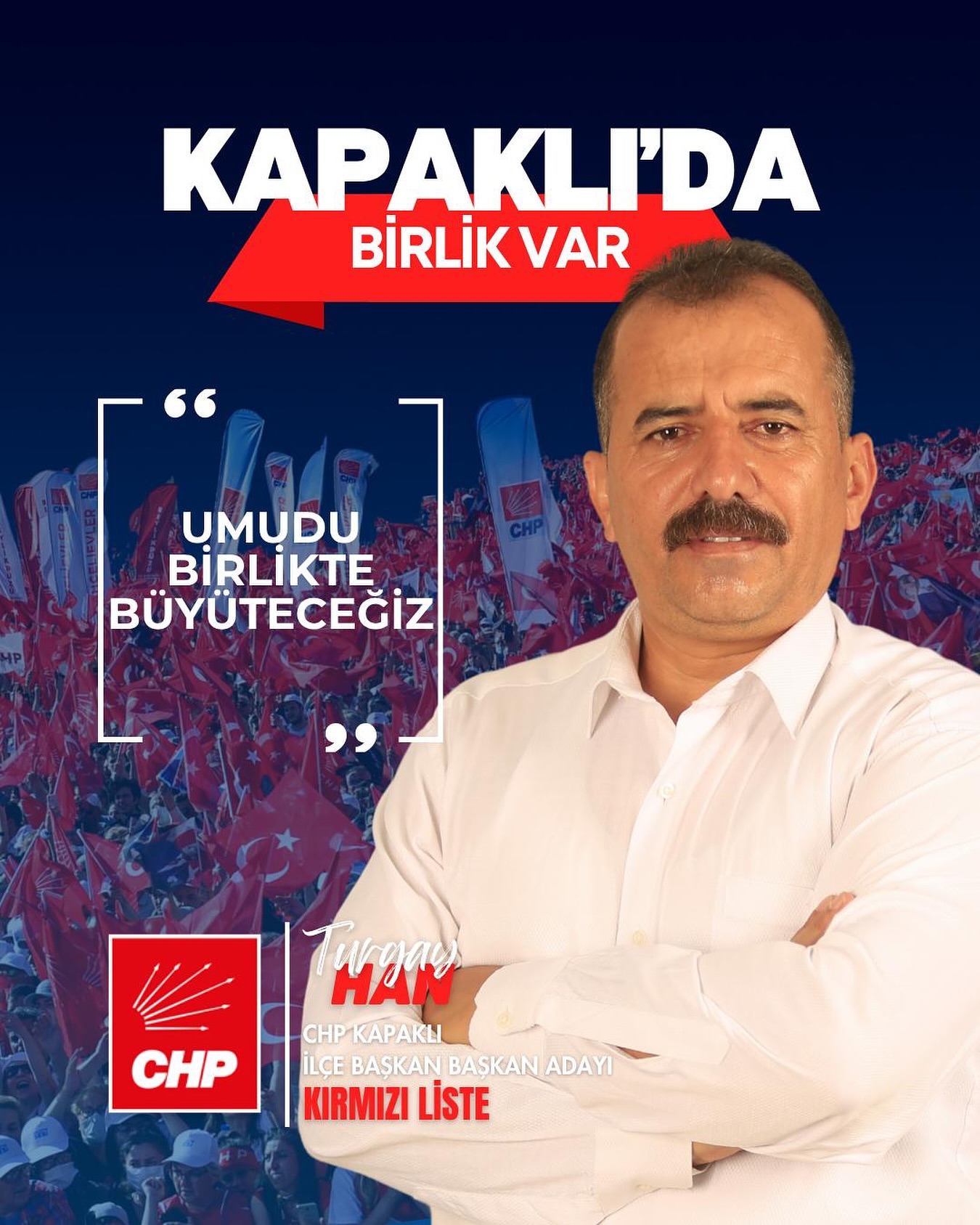 CHP Kapaklı’da yeni bir sayfa açılıyor… Turgay Han, ilçe örgütünü yeniden inşa etme kararlılığıyla yola çıktı