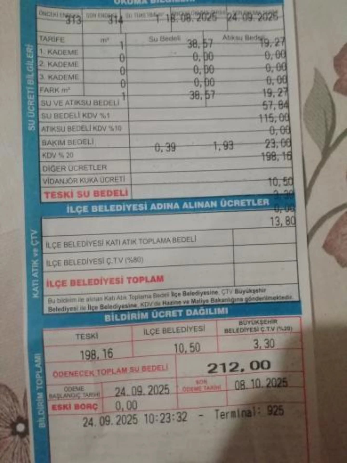 1 Ton Suyun Bedeli 212 TL! Halk İsyanda: “Musluğu Açmaya Korkuyoruz”
