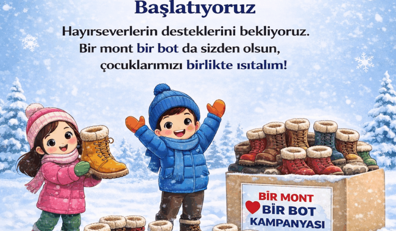 Kapaklı Kent Konseyi, ihtiyaç sahibi çocuklar için “Bir Mont Bir Bot” kampanyasını başlattı