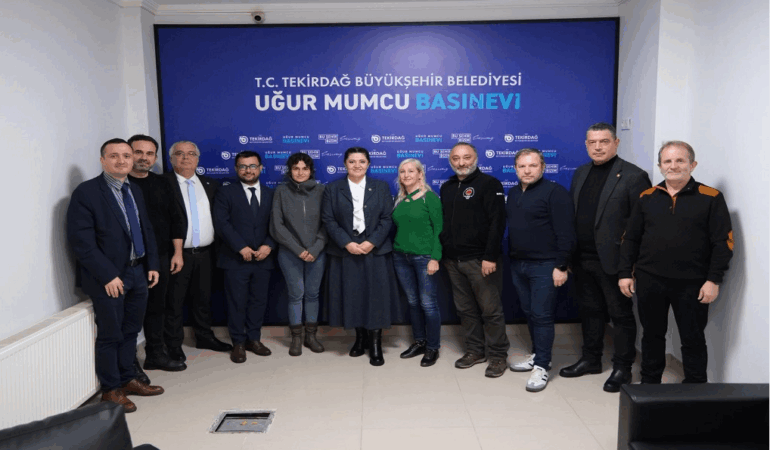 TEKİRDAĞ MİLLETVEKİLİ SELCAN TAŞÇI’DAN UĞUR MUMCU BASINEVİ’NE ZİYARET