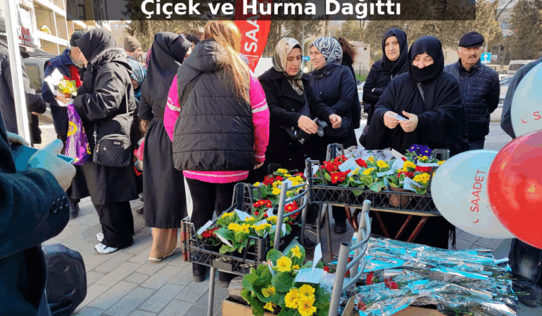 Kapaklı’da 8 Mart’ta Saadet Partisi’nden Anlamlı Etkinlik