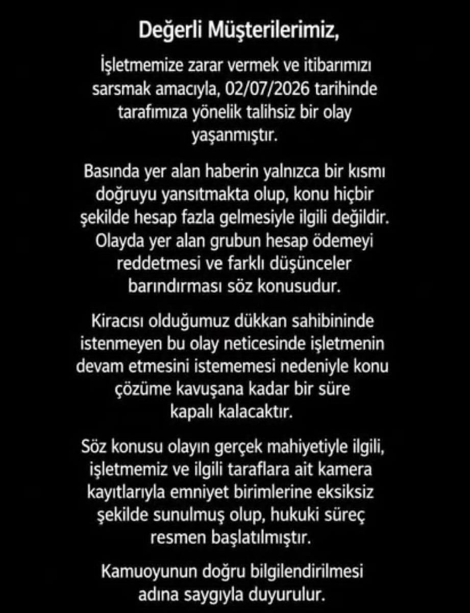 Kapaklı’da Bir İşletmede Yaşanan Olay Sonrası Hukuki Süreç Başlatıldı