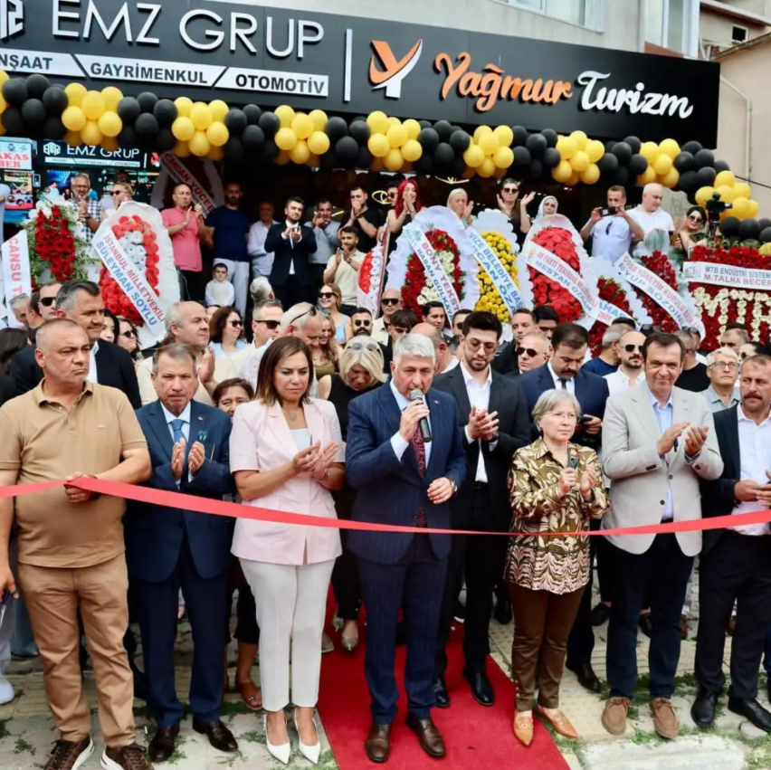 EMZ Grup ve Yağmur Turizm Yeni Hizmet Binasını Görkemli Törenle Açtı