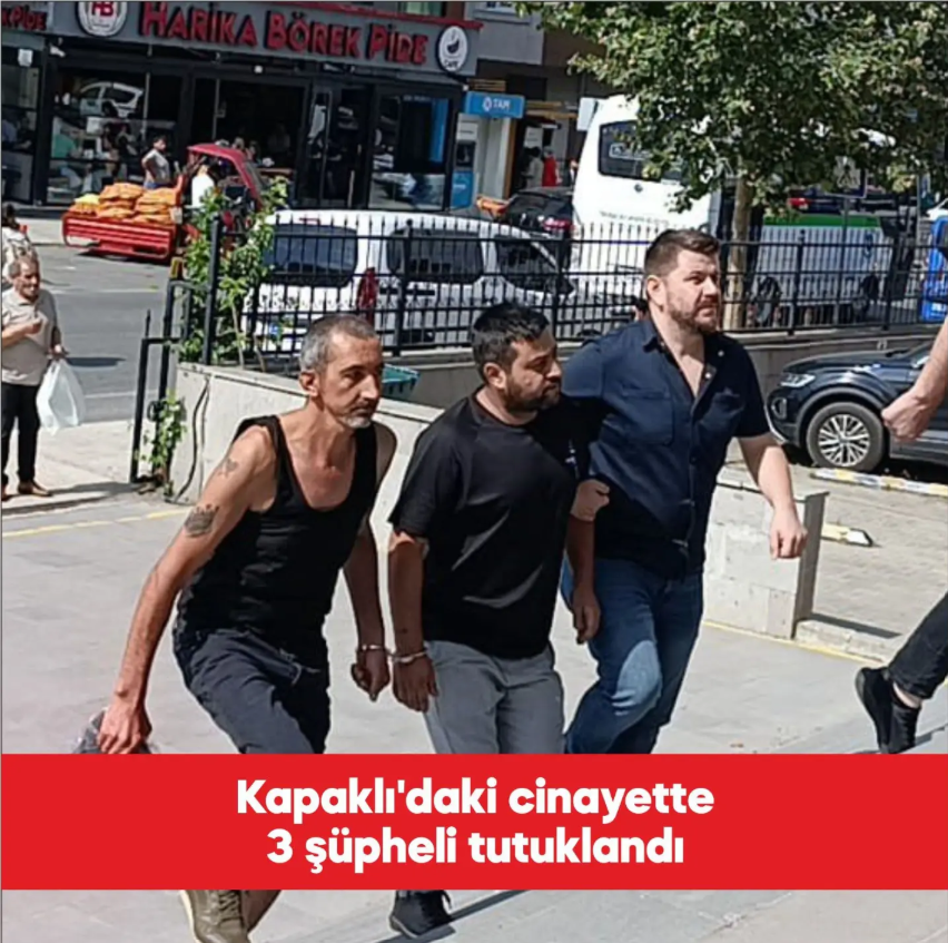Cinayet Zanlıları Eminiyetten Kaçamadı. Kapaklı bir kişinin ölü bulunmasıyla ilgili gözaltına alınan 3 cinayet şüphelisi tutuklandı.