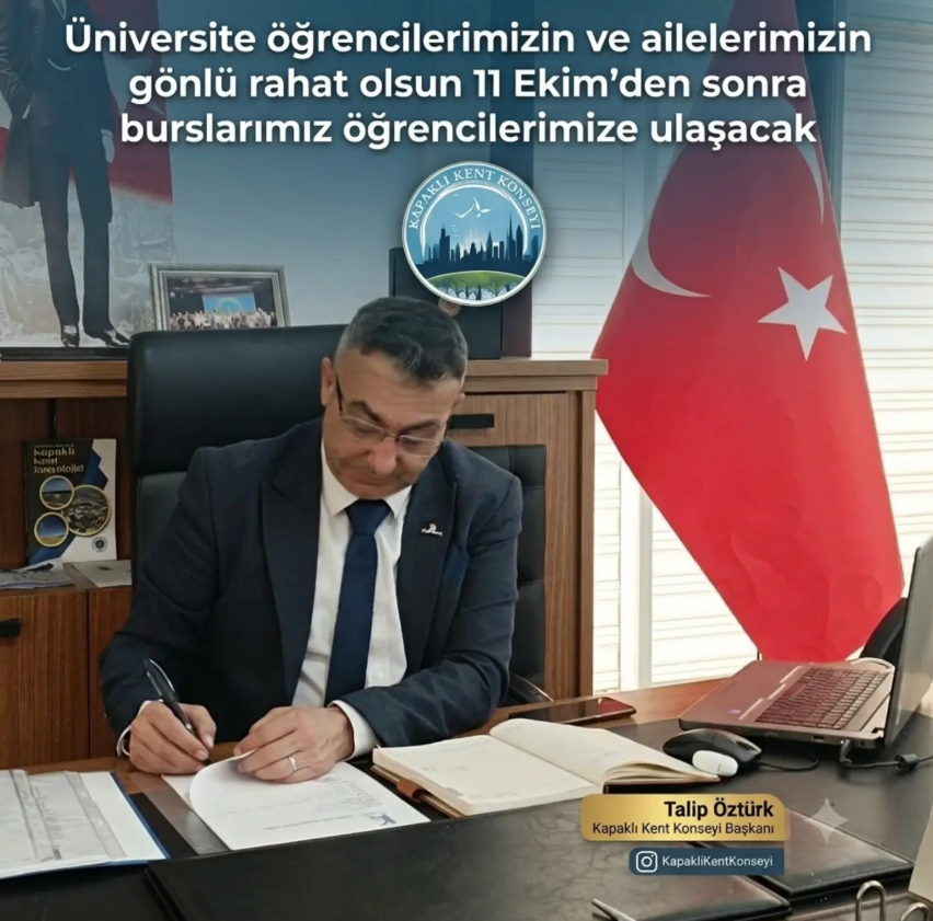 Talip Öztürk’ten üniversite öğrencilerine burs mesajı: “Sözümüzün arkasındayız”