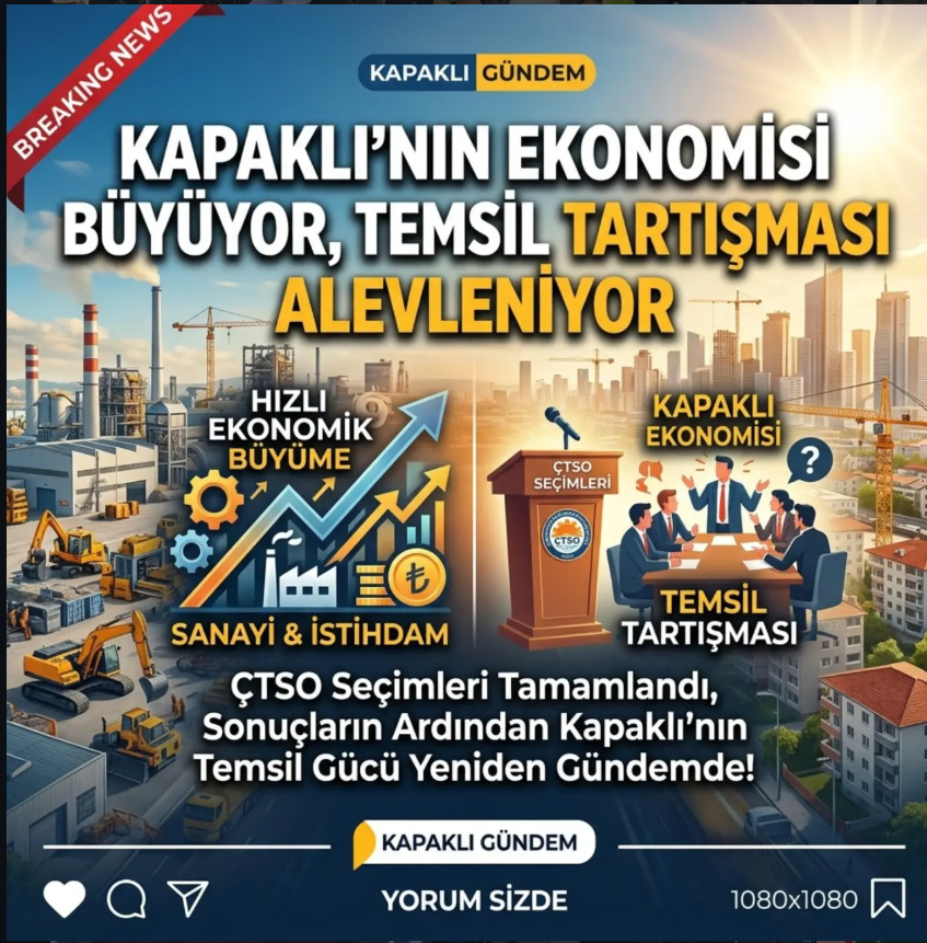 SEÇİM TAMAM AMA KAPAKLI’NIN EKONOMİSİ BÜYÜYOR, TEMSİL TARTIŞMASI BÜYÜYOR